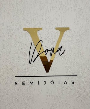 Logo  em Acrílico Espelhado - LOGO DE PAREDE DECORATIVO ACRILICO 40 CM (Proporcional)   CORTE A LASER 