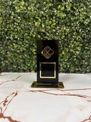 Placa Pix 1 QR Code em Acrílico Display  Mesa 100% Acrílico Tamanho da placa: 70X140mm  Brilho Espelhado 